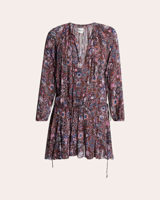 Bess Long-Sleeve Mini Dress